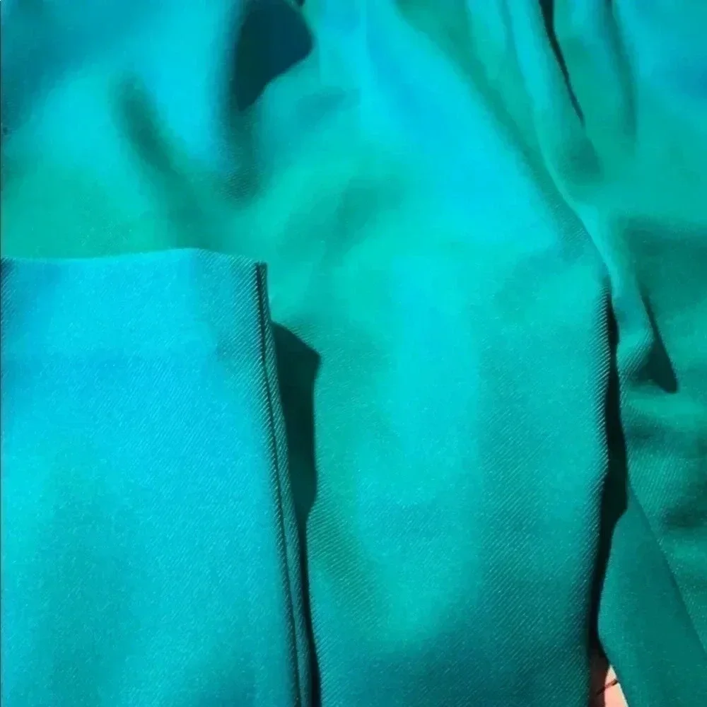 Alfred Dunner Womens Green pants size 8 With Elastic Waist - Picture 3 of 8